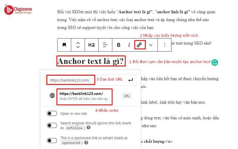 Anchor text là gì? Khám phá 9 loại Anchor Text thường gặp 9 Các bước tạo Anchor Text
