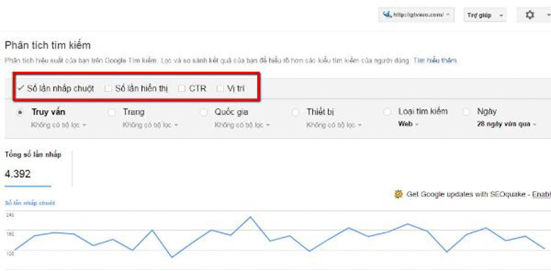 Google Search Console cũng cung cấp những thông tin này miễn phí – Google Webmaster