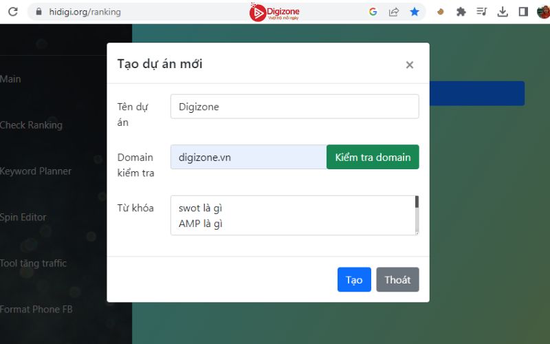 Hidigi là gì? Hướng dẫn sử dụng Hidigi 11 dien thong tin